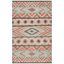 Natural Red Wool Handmade Flat Woven 6' x 9' Area Rug