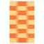 Coastal Charm Yellow & Orange Cotton Flat Woven Rug, 3' x 5'