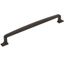 Modern Black Bronze 12-inch Appliance Pull with Mounting Hardware