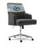 Graphite Fabric Swivel Home Office Chair with Memory Foam