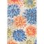 Multicolor Floral Synthetic 8' x 10' Washable Area Rug