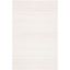 Ivory Handwoven Wool Flatweave Area Rug, 3' x 5'