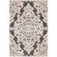 Stone and Beige Rectangular Viscose Chenille Area Rug