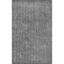 Handwoven Gray Geometric Wool Area Rug, 5' x 8', Stain-resistant