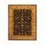 Handmade Black Wool Tufted Persian Area Rug