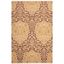 Ivory and Brown Wool Flat Woven Reversible 6' x 9' Area Rug