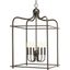 Antique Bronze 6-Light Open Caged Pendant