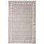 Gray Hand-Tufted Wool Kids Area Rug with Dotted Border