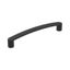 Matte Black Modern Bar Cabinet Pull with Mounting Hardware