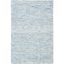 Light Blue Handmade Wool Tufted 4' x 6' Area Rug