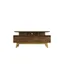 Rustic Brown Solid Wood TV Stand with Cabinet for 60" TVs