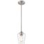 Ashford Brushed Nickel Mini Globe Pendant Light - 38" Height