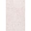 Hand-Tufted Wool Area Rug in Pink and Ivory - 5' x 8' Rectangular