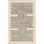 White Geometric Hand-Tufted Wool Rectangular Area Rug