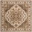 Handmade Tufted Elegance Brown Wool 7' Square Area Rug