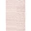 Hand-Tufted Pink and Ivory Wool Area Rug, 5' x 8'