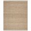 Coastal Charm Handwoven Jute 9' x 12' Area Rug in Natural