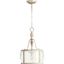 Persian White Glass Drum Pendant Light