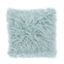 Ice Blue 22" Mongolian Faux Fur Throw Pillow