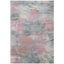 Ivory Abstract 8' x 10' Stain-Resistant Synthetic Area Rug