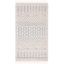 Beachside Bliss Ivory and Grey Handwoven Wool Area Rug - 3' x 5'