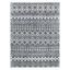 Ivory Trellis Shag 9' x 12' Hand-Knotted Synthetic Area Rug