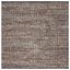 Natura Black and Ivory 6' x 6' Square Wool Rug