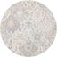 Elegant Hand-Tufted Blue and Grey Wool 6' Round Area Rug