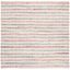 Montauk 6' x 6' Pink/Multi Flat Woven Wool Cotton Area Rug