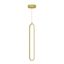 Sienna Gold LED Mini Pendant Light with Glass Diffuser