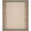 Beige and Light Green Wool Kilim 8' x 10' Area Rug