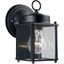 Black Dimmable Cylinder Outdoor Wall Sconce