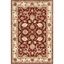 Handmade Red and Ivory Tufted Wool Area Rug