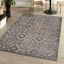 Roma Gray Geometric Tile Synthetic Area Rug