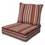 Stripe Brick Outdoor Deep Seating Cushion Set