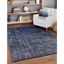 Blueberry Ivory Majesty 9'x12' Hand-Knotted Wool Area Rug