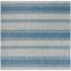 Square Gray Synthetic Easy-Care Outdoor Rug - 59 in