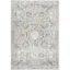 Elegant Distressed Gray Oriental 62''x26'' Synthetic Area Rug