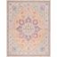 Hand-Tufted Yellow and Rust Wool Area Rug, 8' x 10'