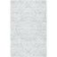 Grey and Ivory Hand-Tufted Wool Area Rug 4' x 6'