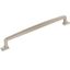 Polished Nickel Modern Appliance Pull with Mounting Hardware