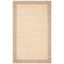 Ivory Wool Hand-Knotted Reversible 3' x 5' Area Rug