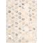 Snow Geometric Cowhide Hand-Knotted 8' x 10' Rug