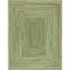 Handmade Green and Natural Rectangular Jute Area Rug 8' x 10'