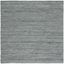 Grey and Ivory Hand-Knotted Wool and Cotton Square Rug