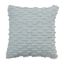 Aqua Nubby Design Down-Filled 20" Throw Pillow