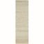 Natural Green Braided Jute Runner Rug 2'6" x 6'