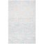 Metro Blue and White Hand-Tufted Wool Area Rug