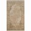 Elegant Cream Viscose 2' x 3' Hand-Knotted Area Rug