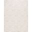 Ivory Floral Hand-Tufted Wool Area Rug 9' x 12'